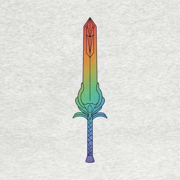 Rainbow Sword - inspired by She-ra and the princesses of power by tziggles